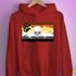 Bear Pride Pirate Flag Hoodie - Red